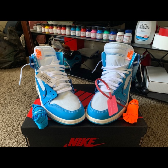 Jordan Shoes Offwhite X Air Jordan Retro High Og Unc Poshmark